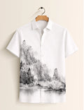 White Mountaining Printed Men's Shirt - XPST